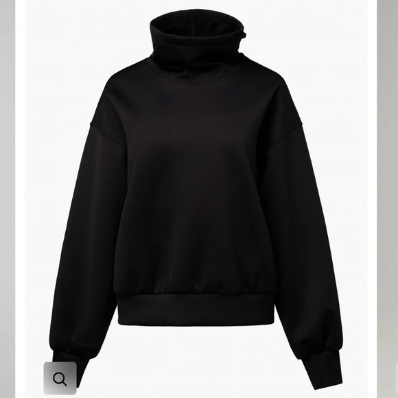 IVL Sweaters - IVL collective black scuba cowl neck sweater